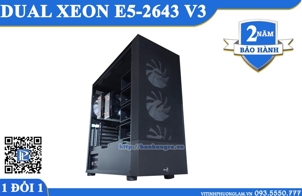 PL11- Dual Xeon E5-2643 V3 (3.4Ghz / 24 Luồng) / DDR4 32GB / SSD NVme 512Gb / GTX 1660 (6GB)